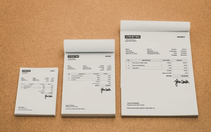 Blocchi in carta chimica